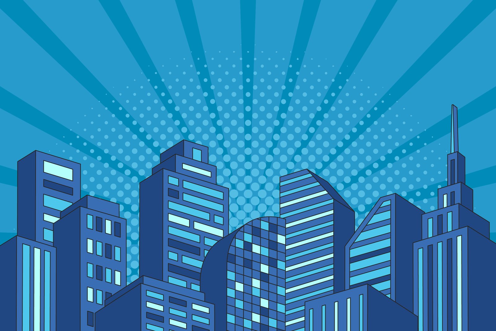 Urban planning illustration